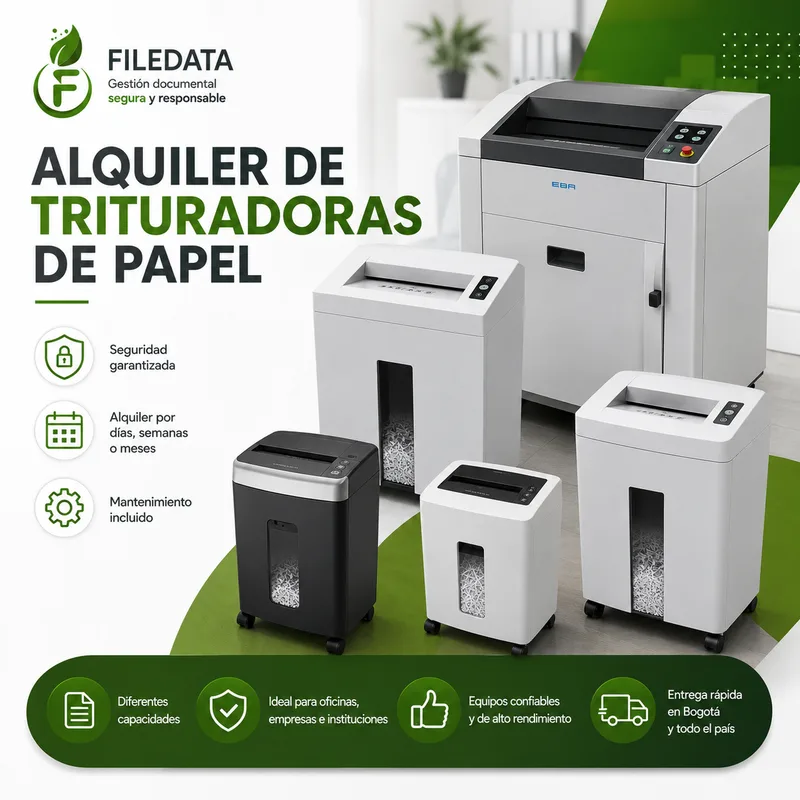 Alquiler De Trituradoras De Papel