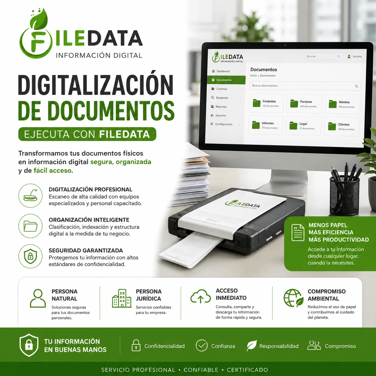 Digitalización De Documentos, Ejecuta Con Filedata
