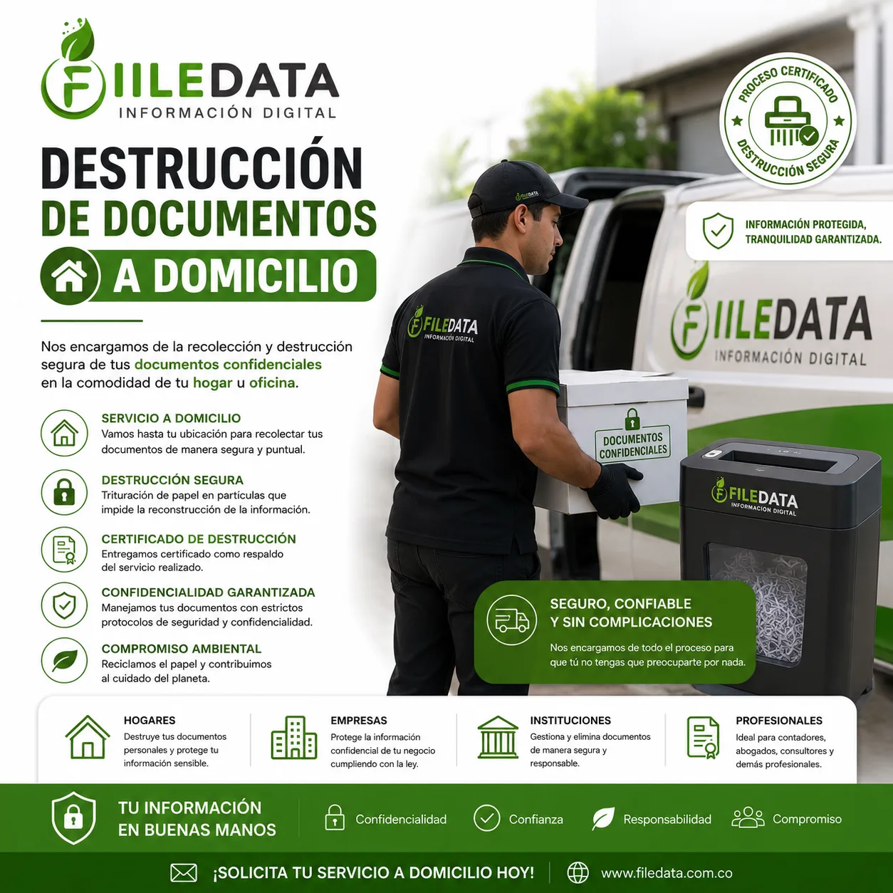 Destrucción De Documentos A Domicilio