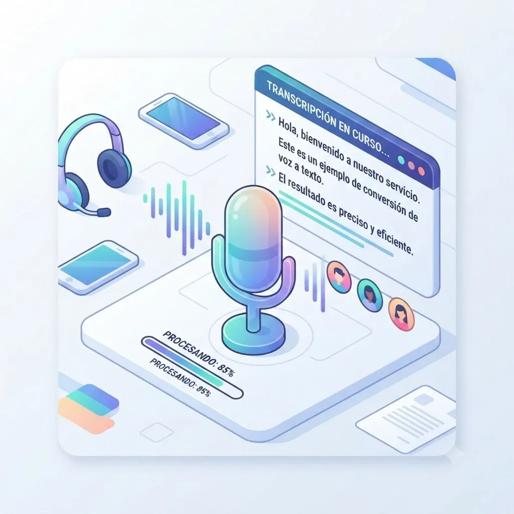 Transcripción de audio a texto