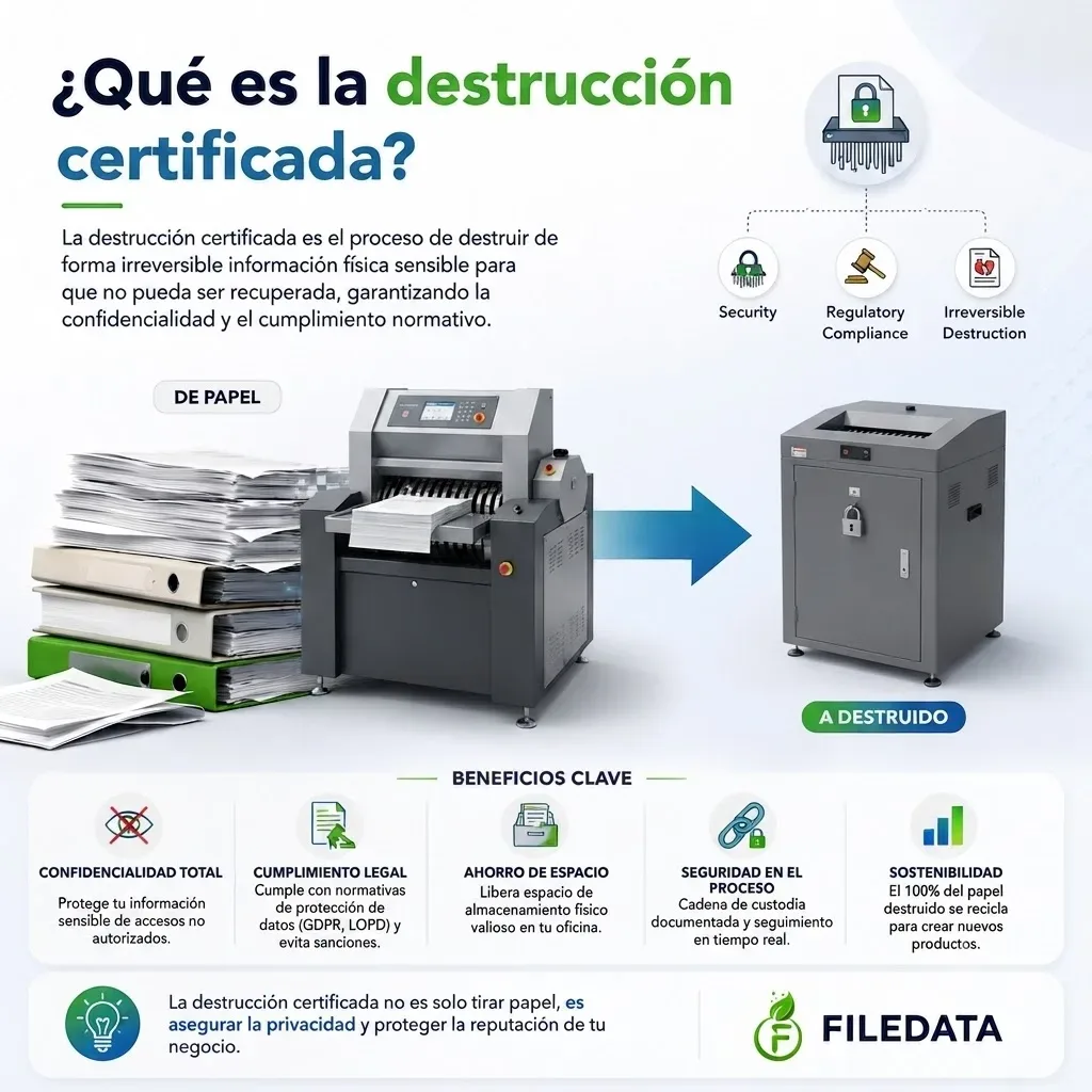 Trituración de papel