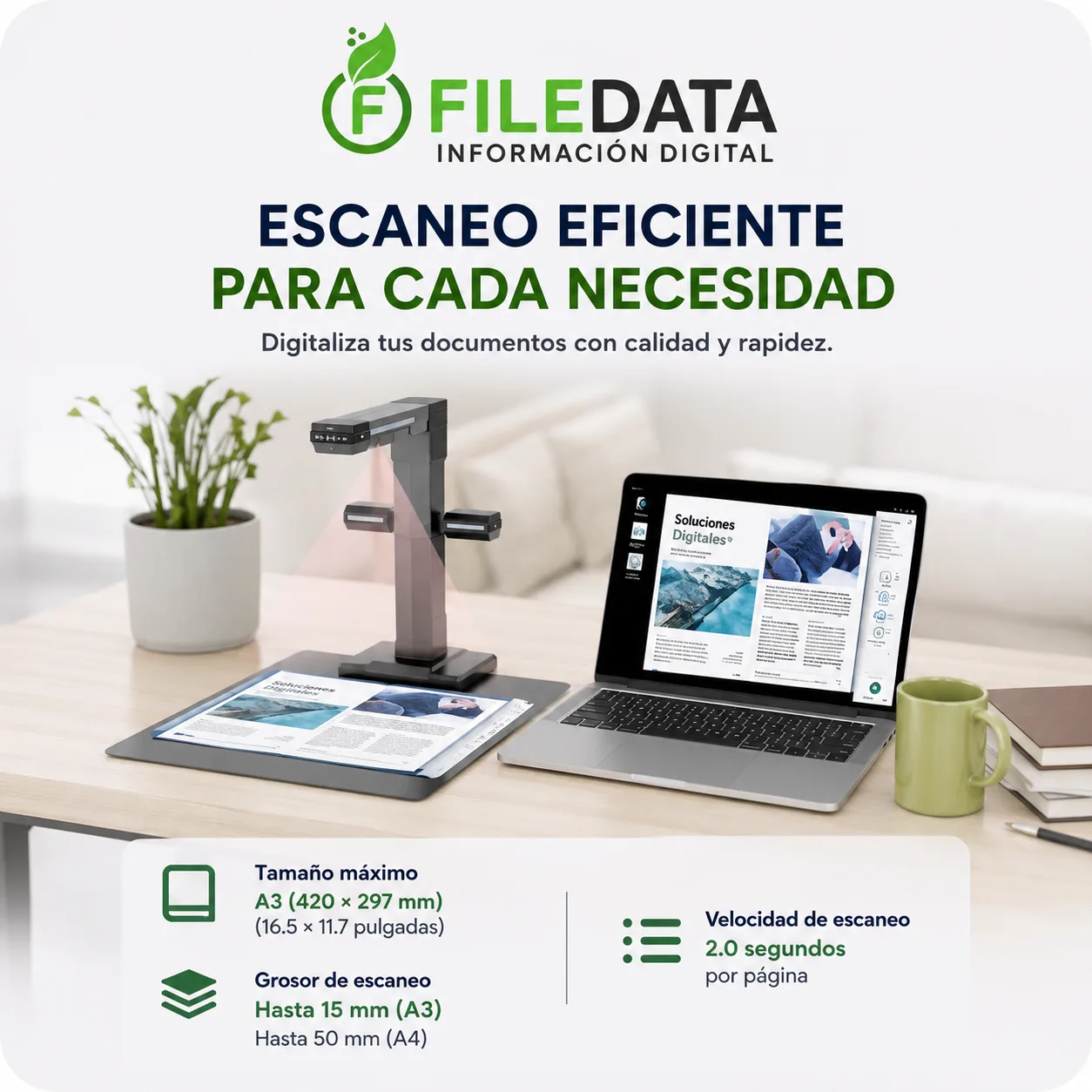 Alquiler De Scanner CZUR ET18 PRO