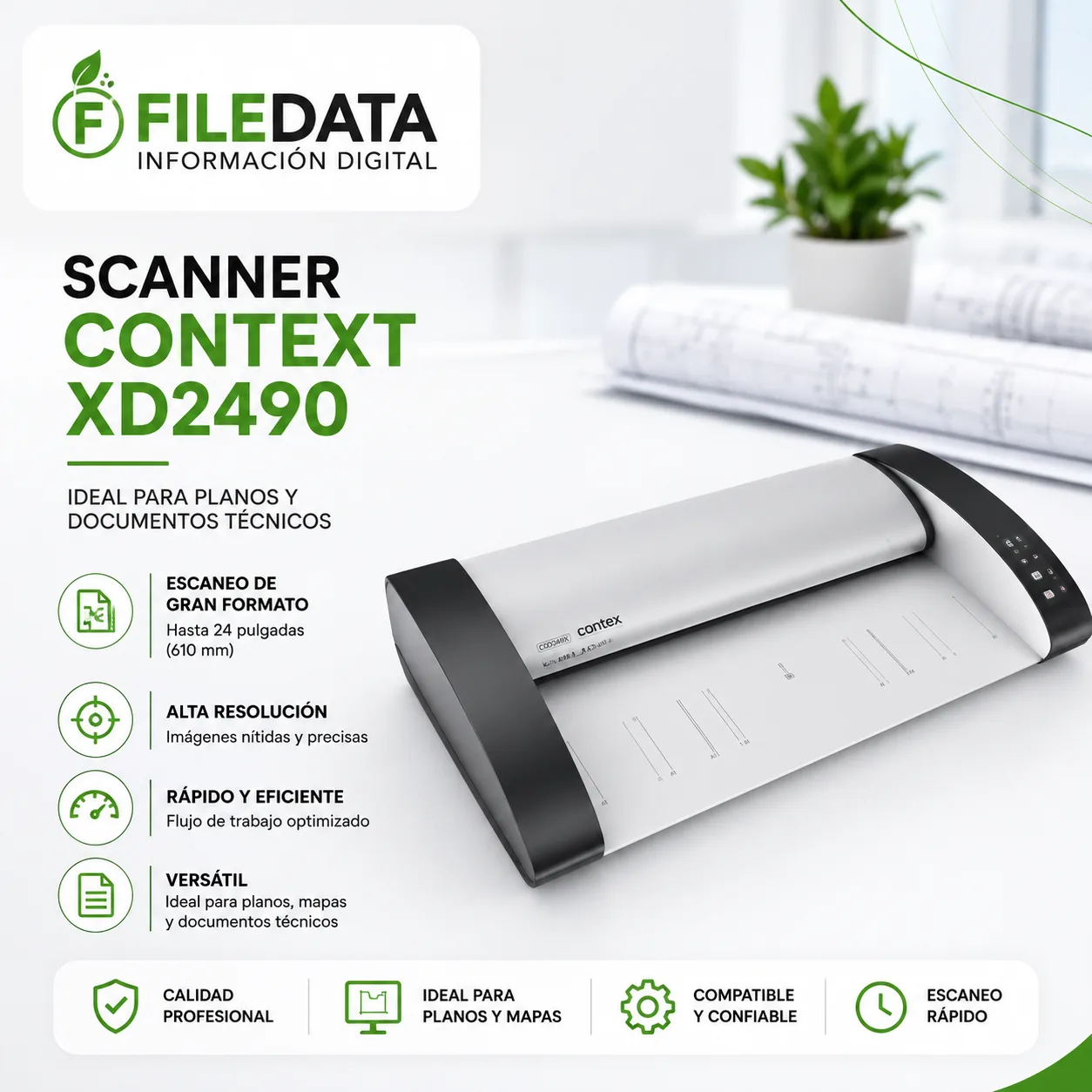 Scanner Contex XD2490