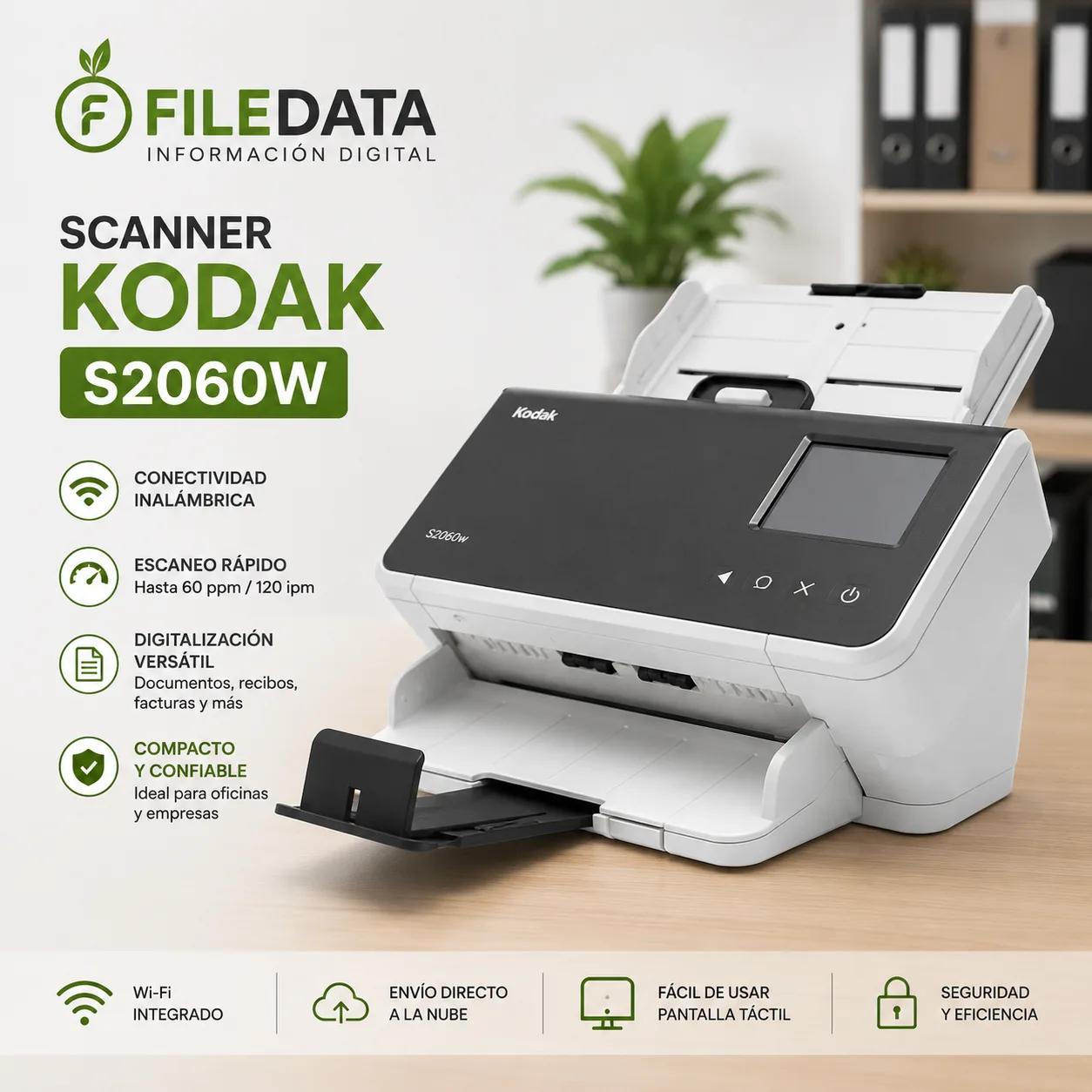 Alquiler Scanner Kodak Alaris S2060W
