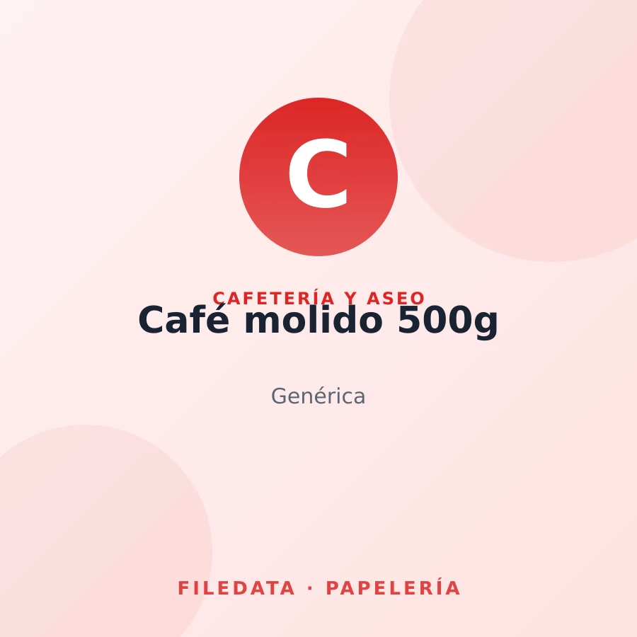 Café molido 500g
