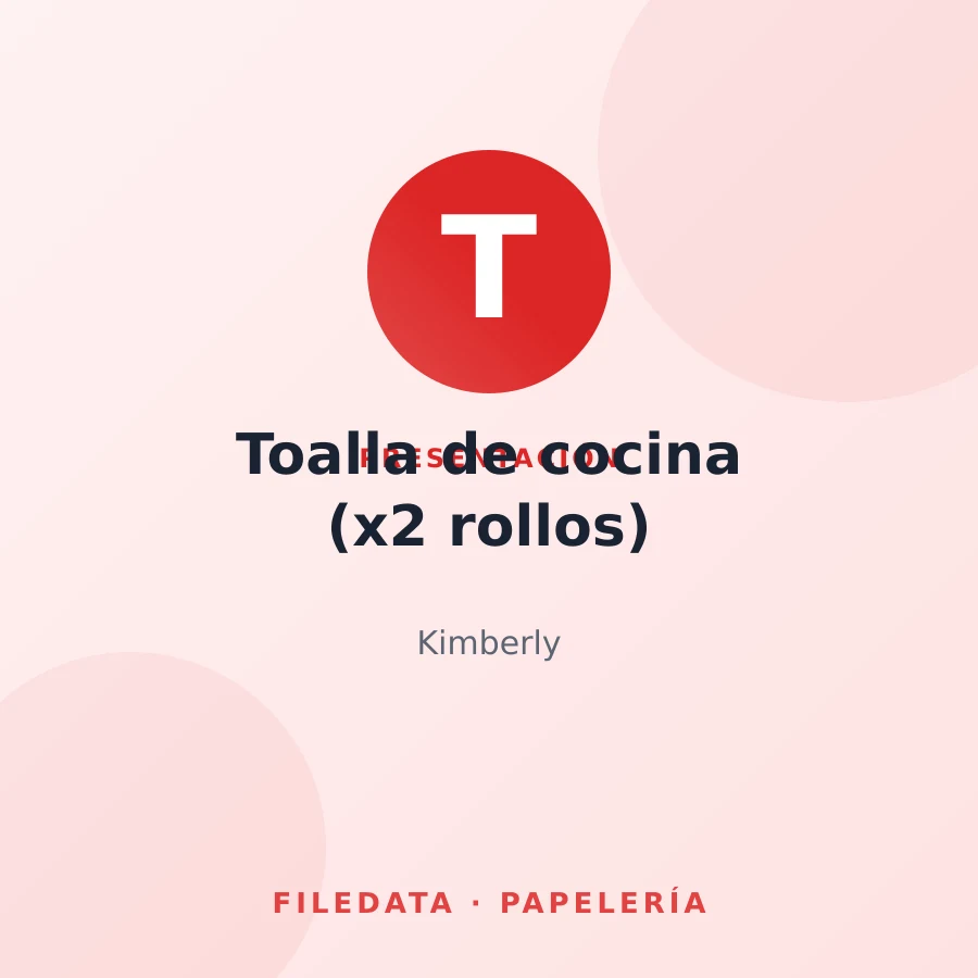 Toalla de cocina (x2 rollos) — Kimberly